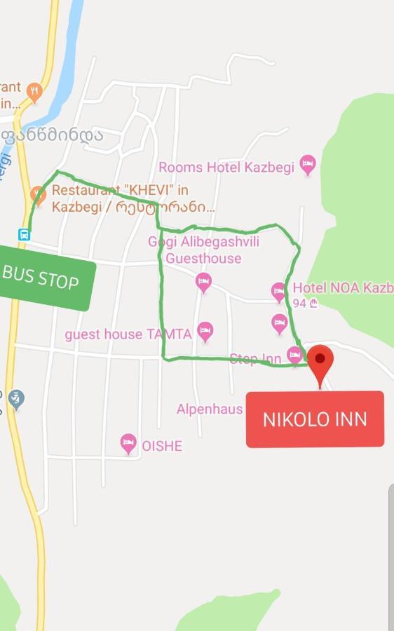 Nikolo Inn Kazbegi Dış mekan fotoğraf